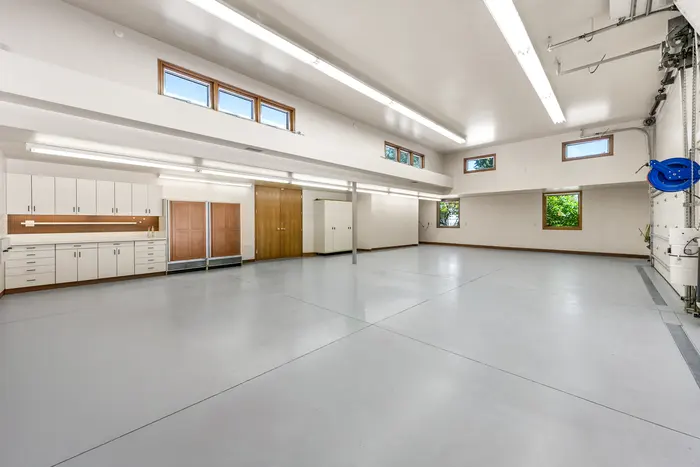Spacious finished garage
