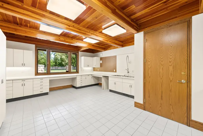 Bright secondary kitchen workspace
